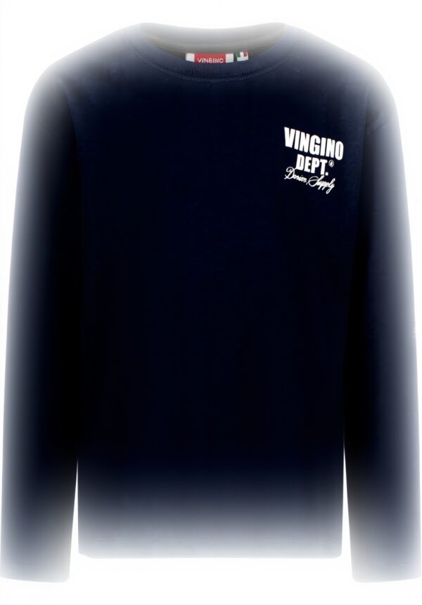 Vingino Jungen Basic Logo Tee T-Shirt Dark Blue