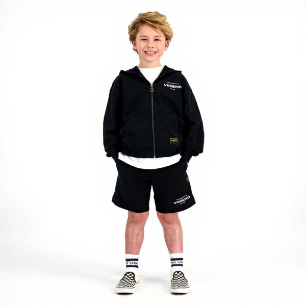 Vingino Jungen Kapuzenpullover Basic-Vest Hooded Sweatshirt
