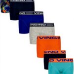 Vingino Jungen Boxer Shorts 7er Pack Blau Baumwolle