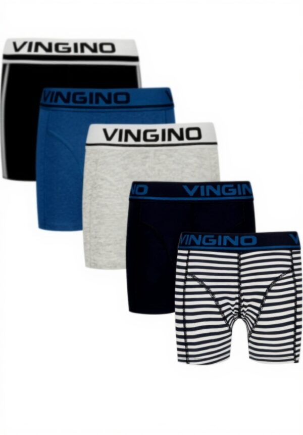 Vingino Jungen Boxer Shorts Baumwolle Bequem 5er Pack