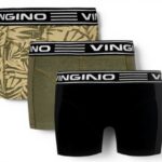 Vingino Jungen Boxer Shorts Grün Baumwolle 3er Pack