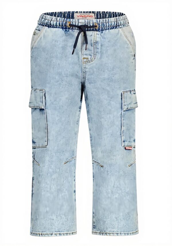 Vingino Jungen Gino Cargo Jeans Light Indigo Cargo