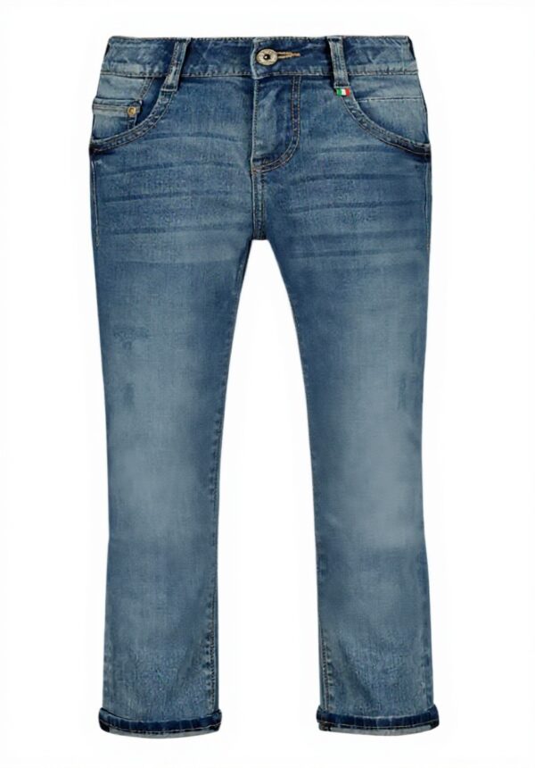 Vingino Jungen Giovanni Jeans Mid Blue Wash Hose