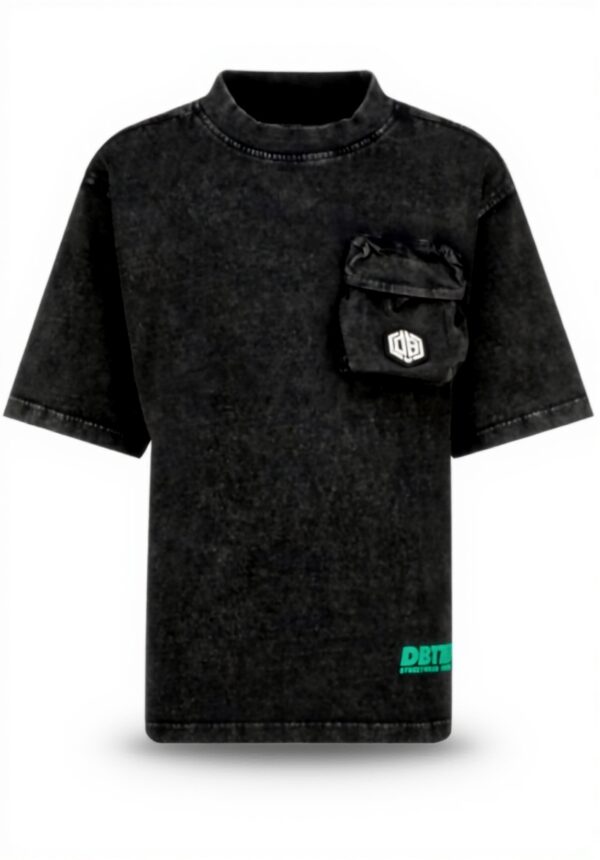 Vingino Jungen T-Shirt Hacid Deep Black Baumwolle