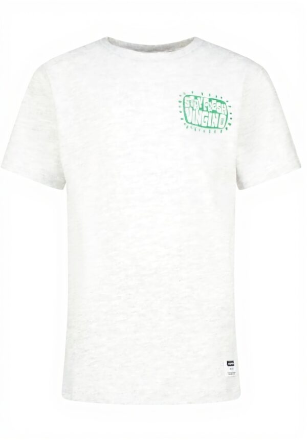 Vingino Jungen T-Shirt Fearless Grey Melee Grössen 2-16