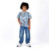 Vingino Jungen T-Shirt Hucan Faded Blue Baumwolle