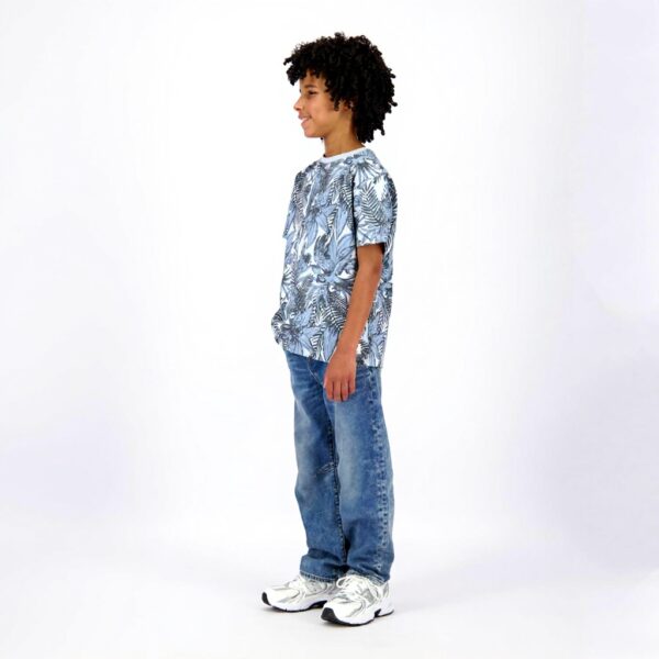 Vingino Jungen T-Shirt Hucan Faded Blue Baumwolle