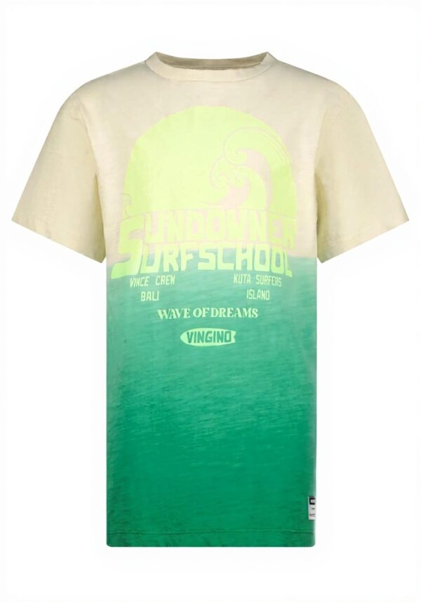 Vingino Jungen T-Shirt Cactus Green Baumwolle Hunner