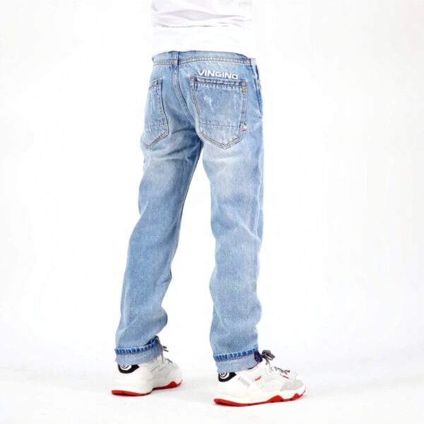 Vingino Jungen Jeans Baggio Washed Black Regular Fit