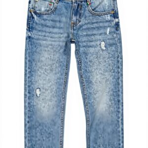 Vingino Jungen Jeans Baggio Washed Black Regular Fit