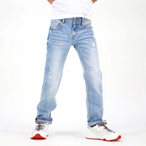 Vingino Jungen Jeans Baggio Washed Black Regular Fit