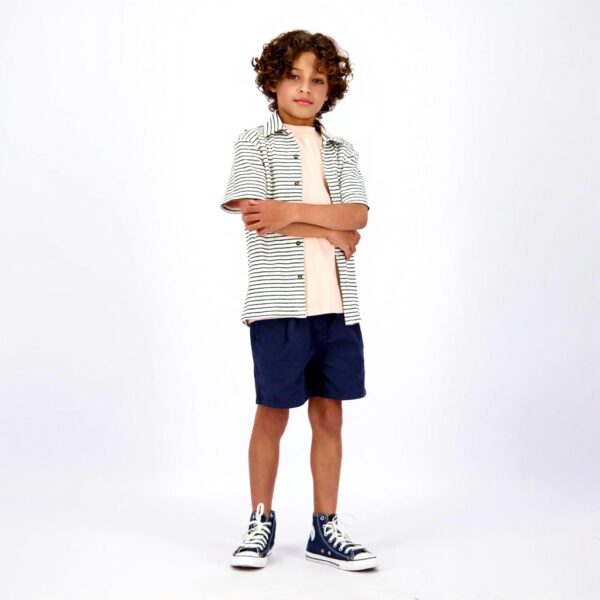 Vingino Jungen Hemd Luuk Bluse Sunlight White