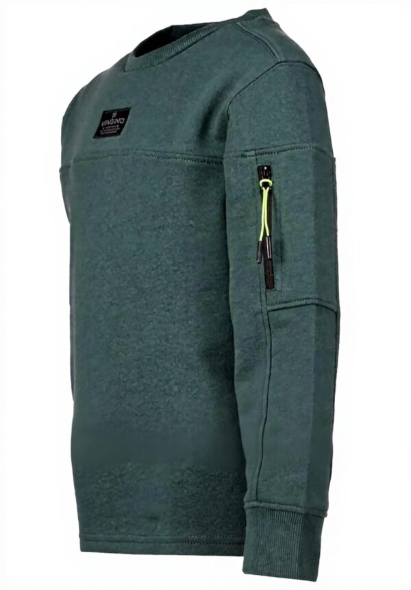 Vingino Jungen Pullover lässig bequem Steel Green Neon