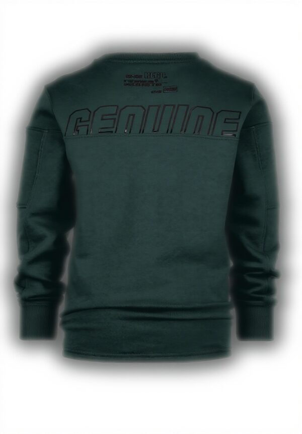 Vingino Jungen Pullover lässig bequem Steel Green Neon