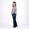Vingino Mädchen Britte Split Jeans Dark Vintage