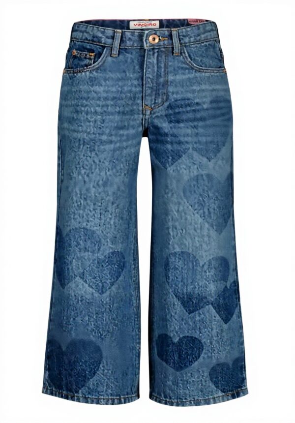 Vingino Mädchen Cassie Heart Jeans Old Vintage Größen