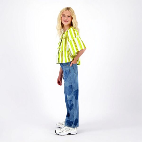 Vingino Mädchen Cassie Heart Jeans Old Vintage Größen