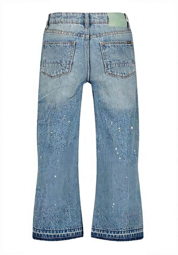 Vingino Mädchen Cato Destroy Jeans Mid Blue Wash
