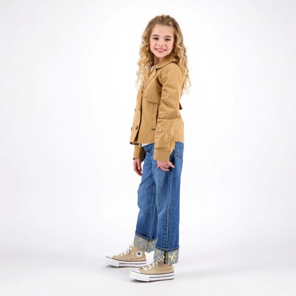 Vingino Mädchen Cato Folded Jeans Blue Vintage Größen