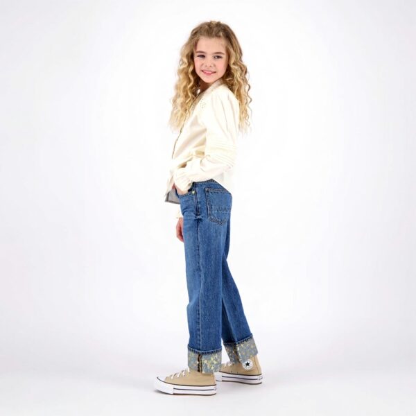 Vingino Mädchen Cato Folded Jeans Blue Vintage Größen