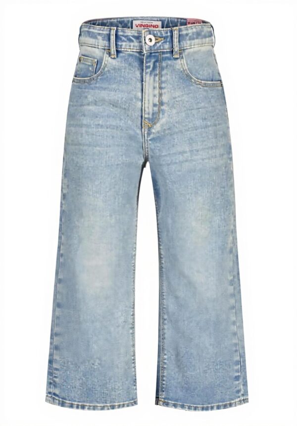 Vingino Mädchen Coco Jeans Blau Old Vintage Design