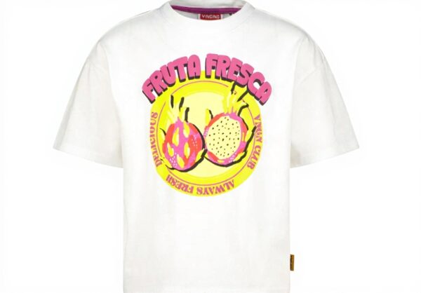 Vingino Mädchen Hanrieke T-Shirt Real White Damen