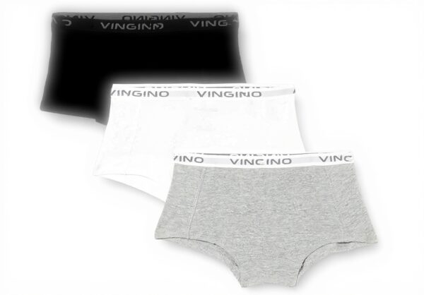 Vingino Mädchen Hipster Unterhosen Multicolor Grey-black