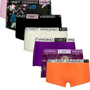 Vingino Mädchen Hipster Unterhosen Schwarz 7er Pack