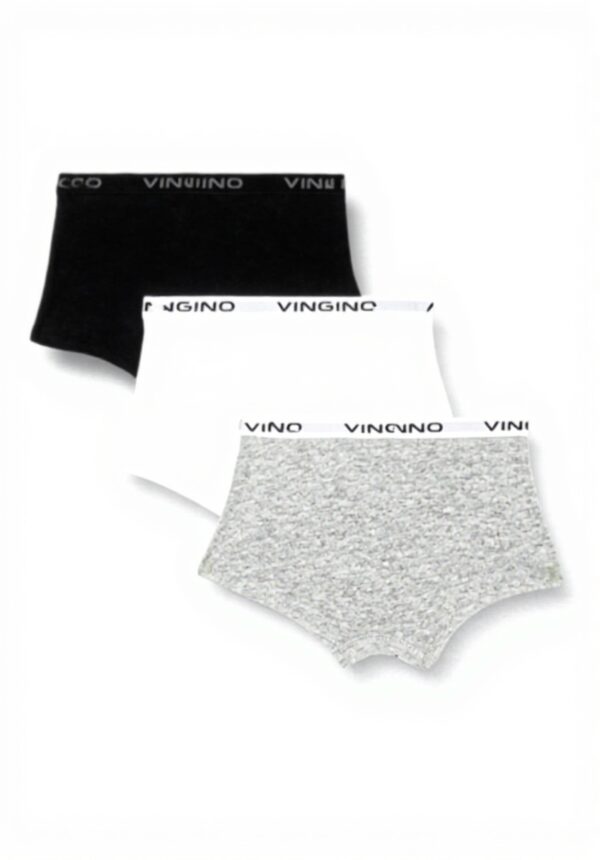 Vingino Mädchen Hipster Unterhosen Multicolor Grey-black