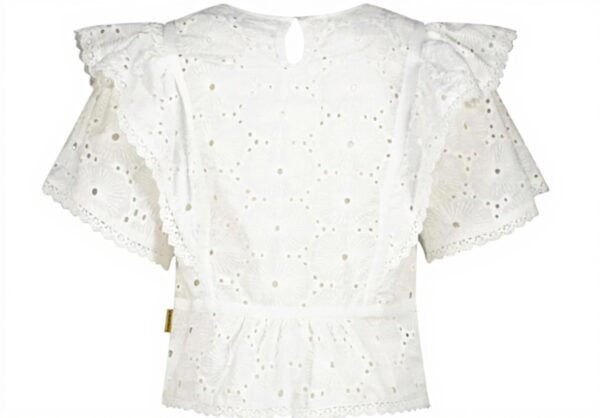 Vingino Mädchen T-Shirt Loulou Real White Baumwolle