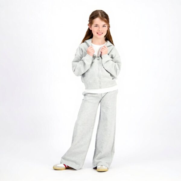 Vingino Mädchen Myra Sweater Vest Grau Kapuzenpullover