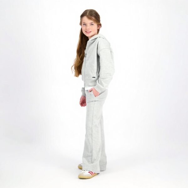 Vingino Mädchen Myra Sweater Vest Grau Kapuzenpullover