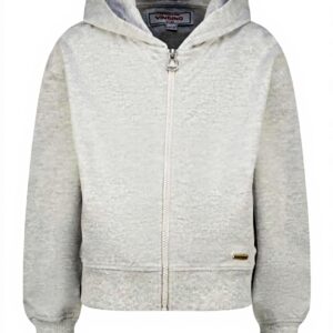 Vingino Mädchen Myra Sweater Vest Grau Kapuzenpullover