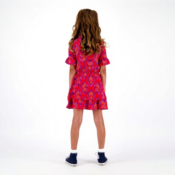 Vingino Mädchen Palmer Dress Breeze Red Sommerkleid