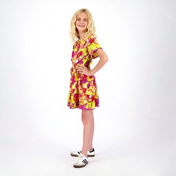 Vingino Mädchen Pauly Dress Sommer Gelb Kleid