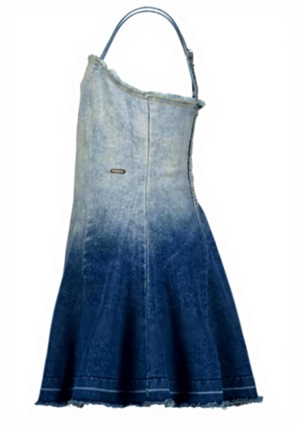 Vingino Mädchen Pipa Dress Mid Blue Wash Kleider