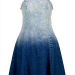 Vingino Mädchen Pipa Dress Mid Blue Wash Kleider