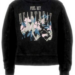 Vingino Mädchen Sweat-Shirt Nalita Washed Black