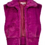 Vingino Mädchen Tarmy Gilet Rustic Brown Ultra Purple