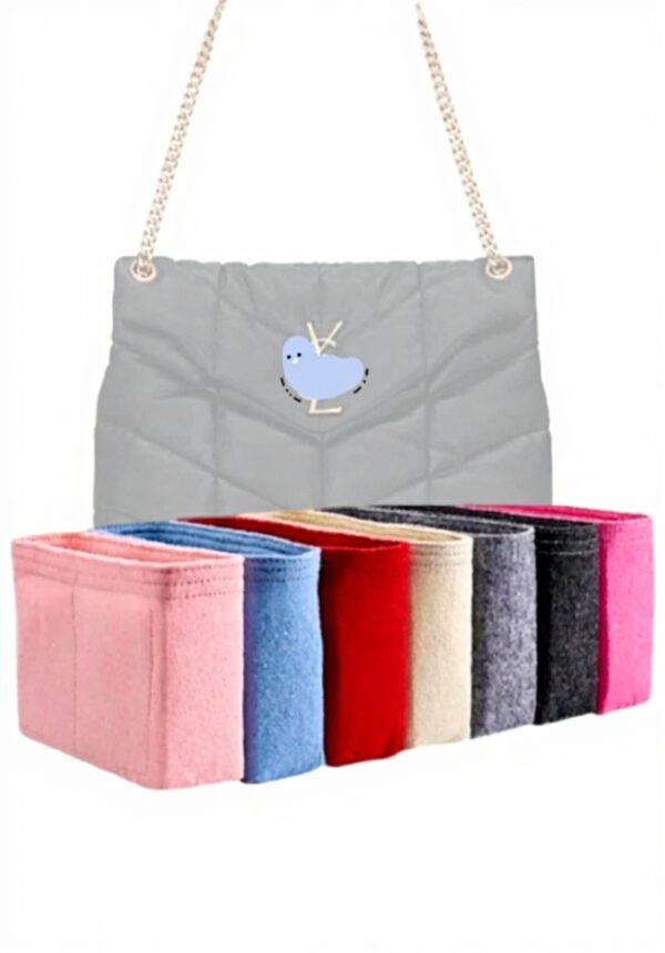 Taschen-Organizer Filzeinsatz YSL LouLou Puffer Medium