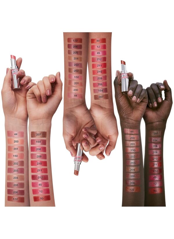 YSL LOVESHINE Lippenstift 12 Pink Glanz Make Up-5